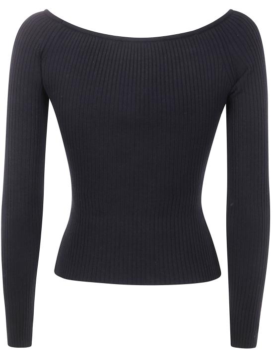 25FW 쿠레쥬 스웨터 325MTO429FI0001 9999 BLACK - COURREGES