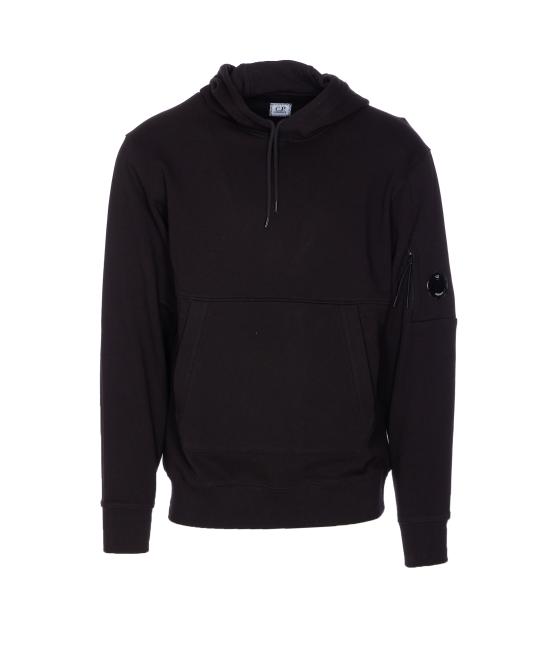 25FW 씨피 컴퍼니 다이애그널 레이즈드 플리스 렌즈 레귤러 핏 후드 티셔츠 RCCMSS714A 005086W999 Black