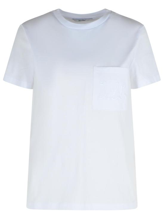 25FW 막스마라 반팔 티셔츠 2521946041001 White