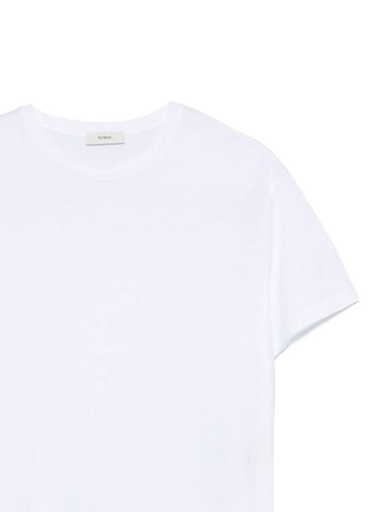 25FW 토템 반팔 티셔츠 252WRT0529FB0419 047 White - TOTEME