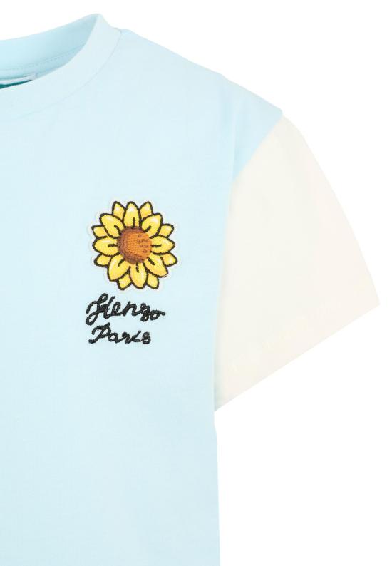 25SS [키즈] 겐조 티셔츠 K61088 77L LIGHT BLUE - KENZO