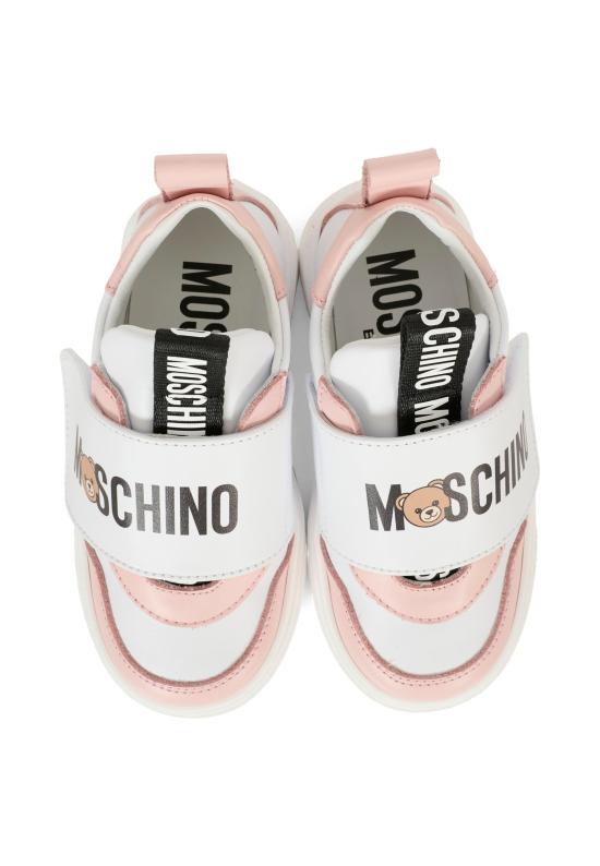 25FW [키즈] 모스키노 스니커즈 81843 VAR1 PINK - MOSCHINO