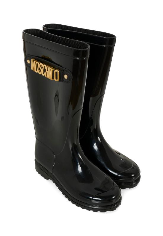 25FW [키즈] 모스키노 미들 부츠 81987 VAR1 BLACK - MOSCHINO