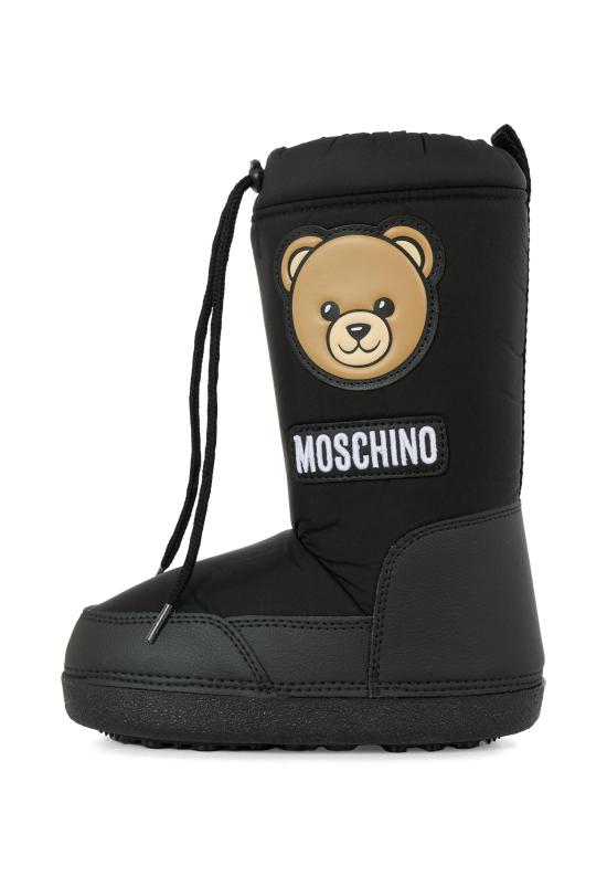 25FW [키즈] 모스키노 미들 부츠 81991 VAR1 BLACK - MOSCHINO