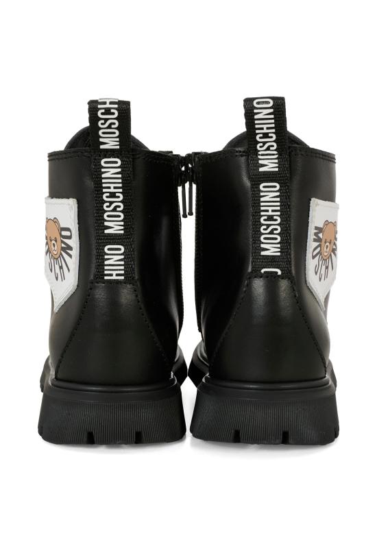 25FW [키즈] 모스키노 미들 부츠 81862 VAR1 BLACK - MOSCHINO