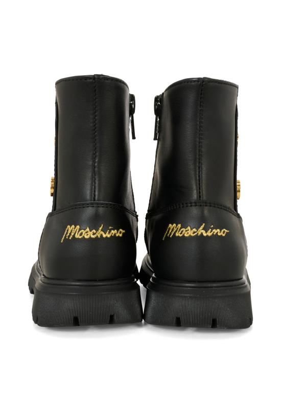 25FW [키즈] 모스키노 미들 부츠 81869 VAR1 BLACK - MOSCHINO