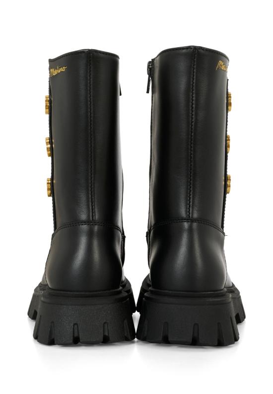 25FW [키즈] 모스키노 미들 부츠 81963 VAR1 BLACK - MOSCHINO