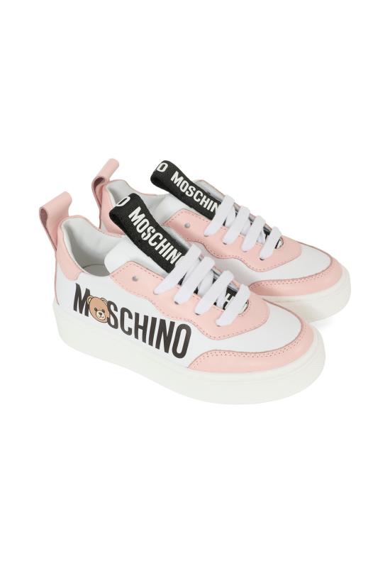 25FW [키즈] 모스키노 스니커즈 81920 VAR2 PINK - MOSCHINO
