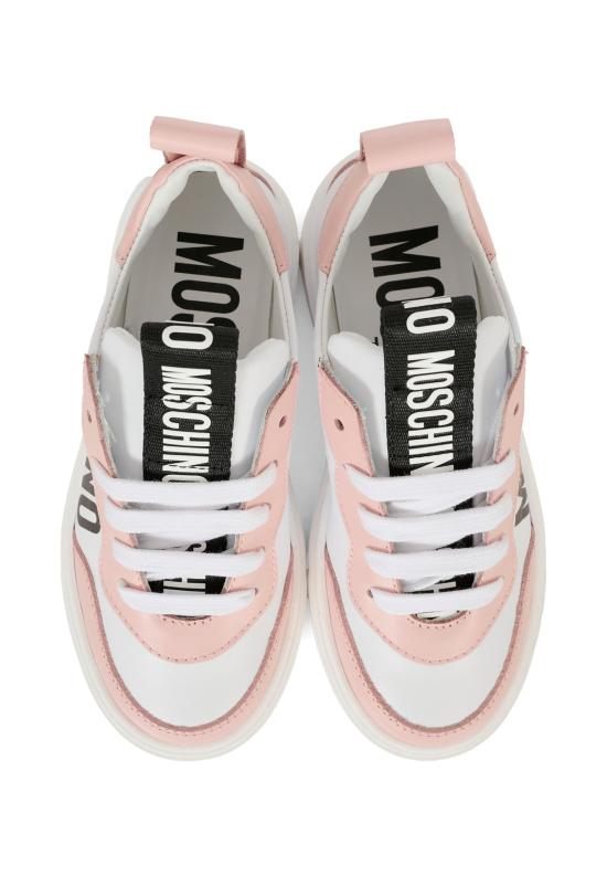 25FW [키즈] 모스키노 스니커즈 81920 VAR2 PINK - MOSCHINO