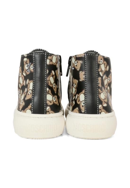 25FW [키즈] 모스키노 스니커즈 81849 VAR1 BLACK - MOSCHINO