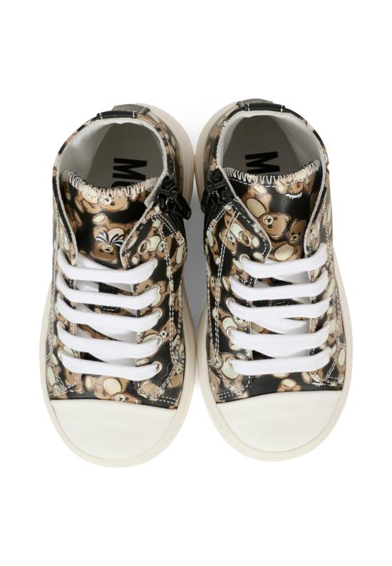 25FW [키즈] 모스키노 스니커즈 81849 VAR1 BLACK - MOSCHINO