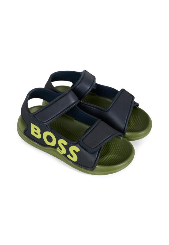 25SS [키즈] 보스 샌들 J52158 849 BLUE - BOSS