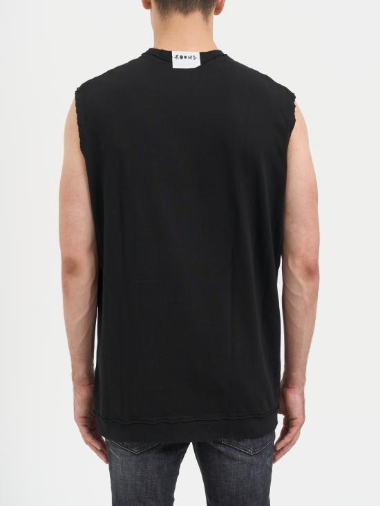  로스트 앤 파운드 민소매 티셔츠 18 337 172 BL Black - LOST&FOUND