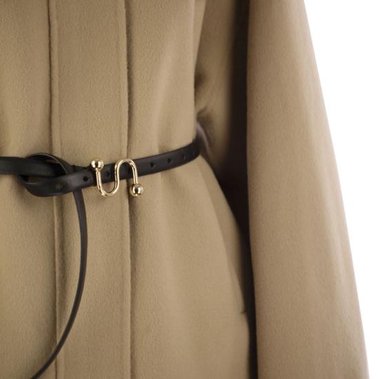 25FW 스포트막스 CANTORE 칸토레 벨티드 울 자켓 2522086031600 CAMEL - SPORTMAX