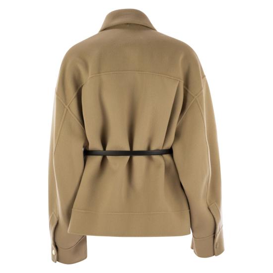 25FW 스포트막스 CANTORE 칸토레 벨티드 울 자켓 2522086031600 CAMEL - SPORTMAX