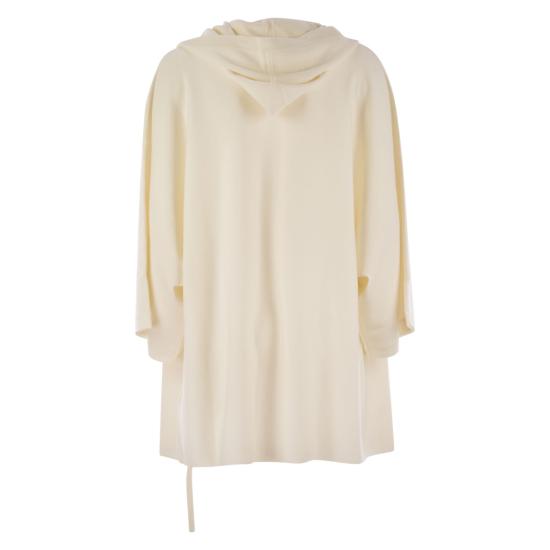 25FW 막스마라 브라운 후드 오픈 프론트 가디건  2521346041600 WHITE - MAX MARA