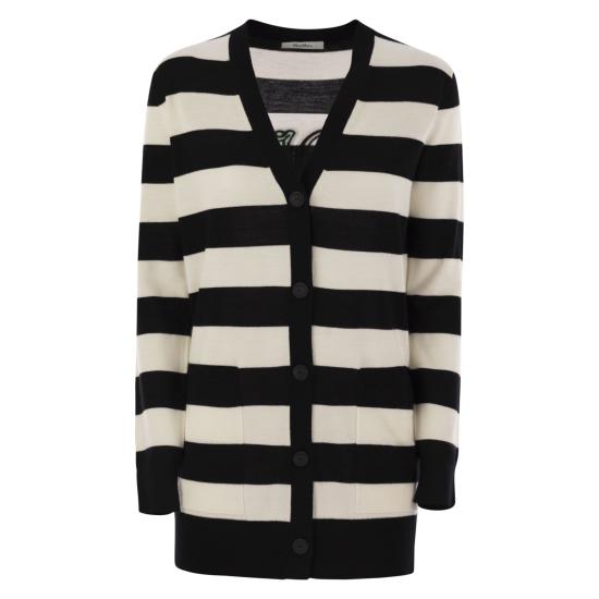 25FW 막스마라 가디건 2521346031600 WHITE BLACK