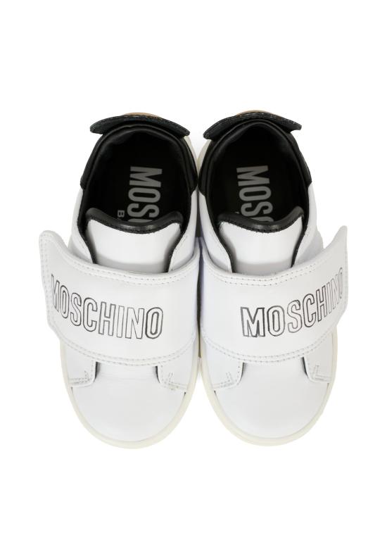 25FW [키즈] 모스키노 스니커즈 81832 VAR2 WHITE - MOSCHINO