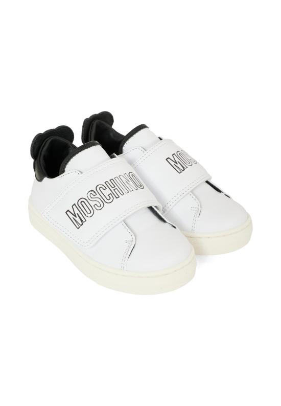 25FW [키즈] 모스키노 스니커즈 81832 VAR2 WHITE - MOSCHINO