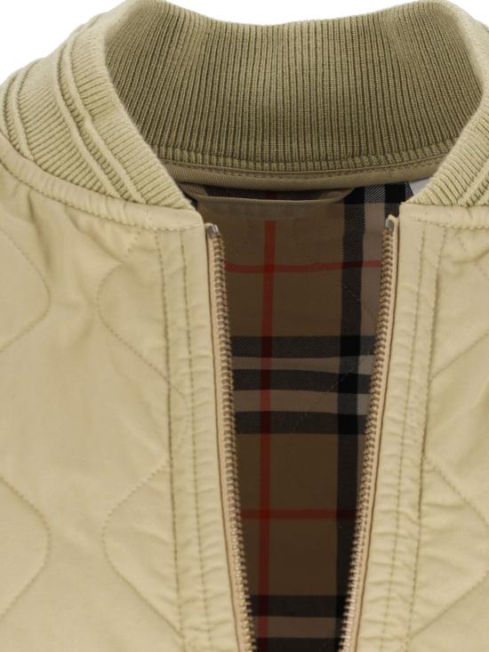 25FW 버버리 퀼팅 개버딘 질레  8110181 C2981 Beige - BURBERRY