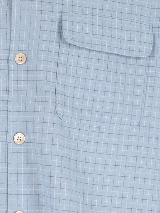 25FW 선플라워 셔츠 1262 BLUE CHECK Blue - SUNFLOWER