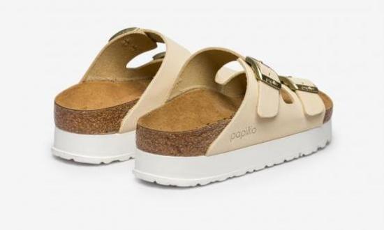 25SS 버켄스탁 샌들 ARIZONA PLATFORM 1026924 ECRU - BIRKENSTOCK