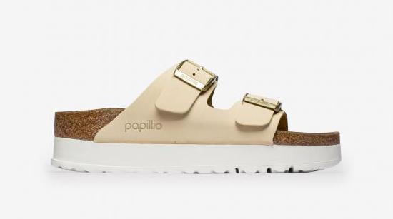 25SS 버켄스탁 샌들 ARIZONA PLATFORM 1026924 ECRU - BIRKENSTOCK