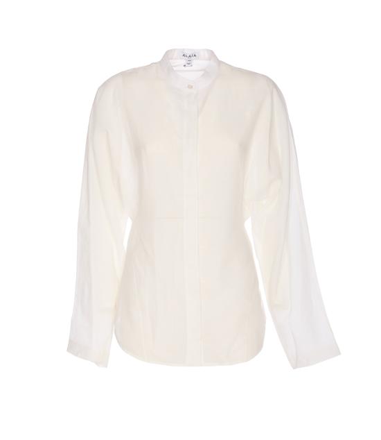 25FW 알라이아 셔츠 AA9C0988W069B 000 White