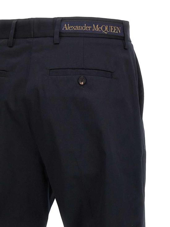  알렉산더 맥퀸 스트레이트 팬츠 794744QSAA74100 Blue - ALEXANDER MCQUEEN