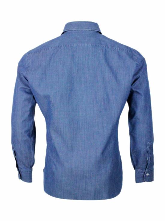 발바 데님 셔츠 LIU13P0140380001 Denim - BARBA