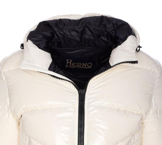 25FW 에르노 숏패딩 PI001133U 12220Z1000 White - HERNO