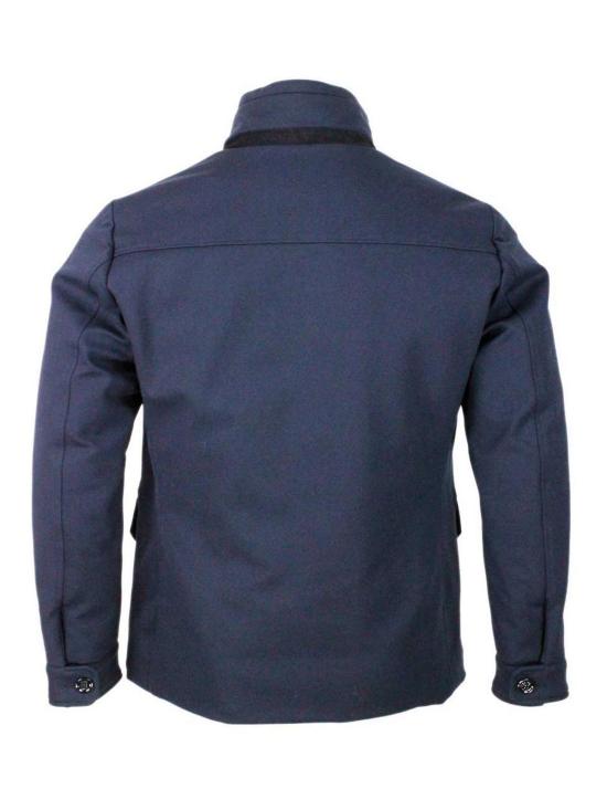 25FW 무레르 바스 TZ 더블 브레스티드 구스 다운 패디드 자켓 BASTZ402 Dark Blue - MOORER