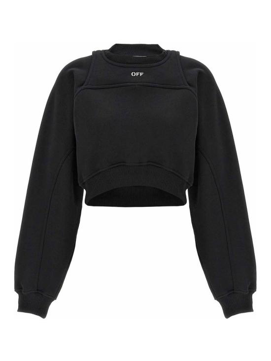  오프화이트 스웨터 OWBA071C99FLE0011001 Black