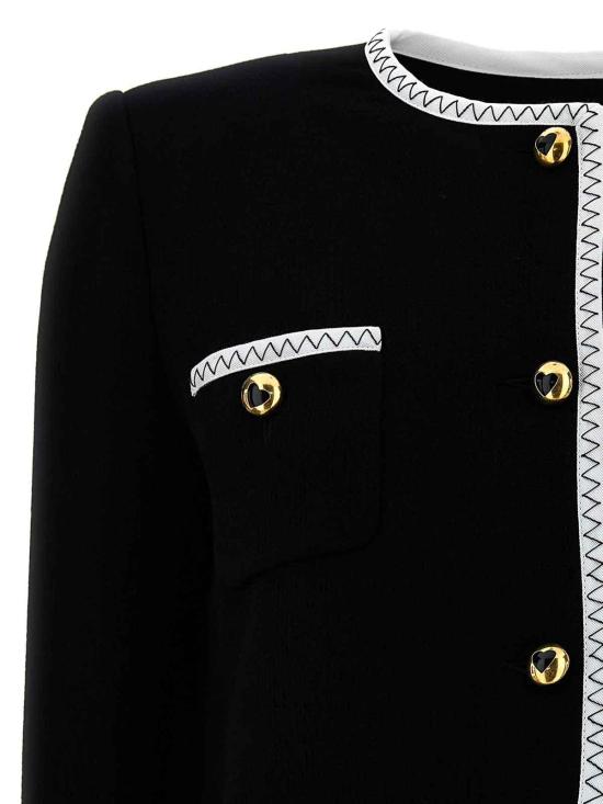 25FW 모스키노 자켓 050655170555 Black - MOSCHINO