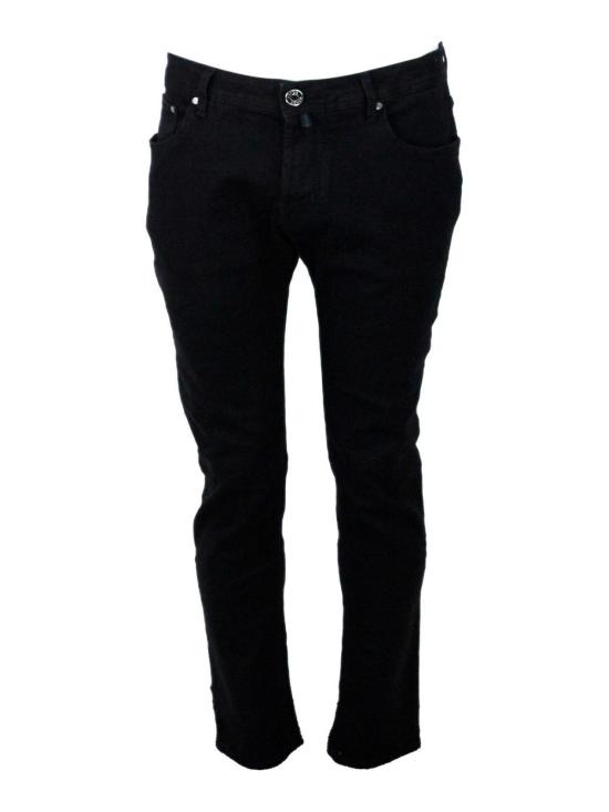 26FW 야콥코헨 스트레이트 팬츠 UQE0730S3622915D Black