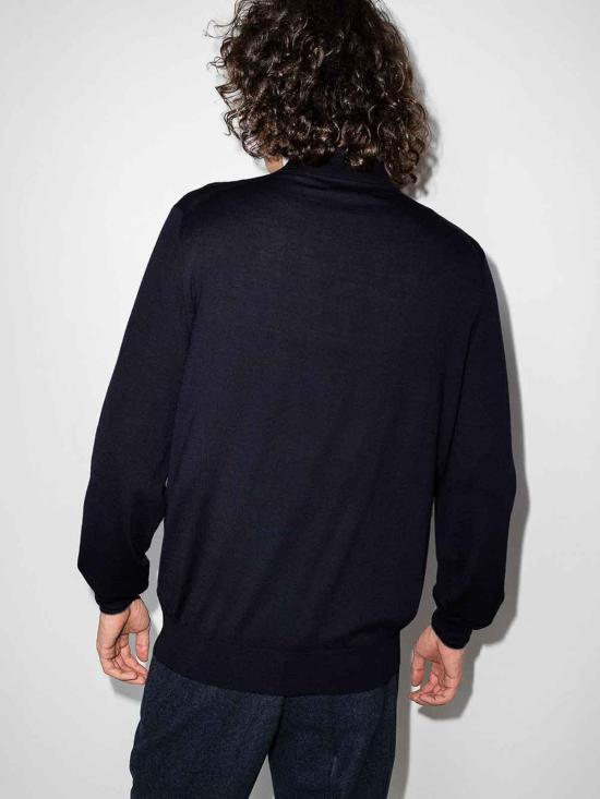  브루넬로 쿠치넬리 터틀넥 M2400295CW425 Dark Blue - BRUNELLO CUCINELLI