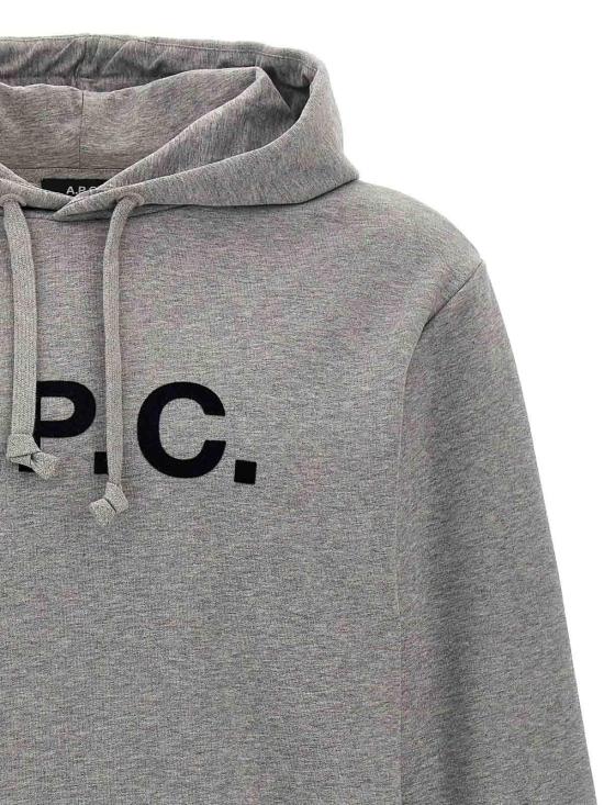  아페쎄 후드 티셔츠 COHBNM27908TPI Grey - A.P.C.