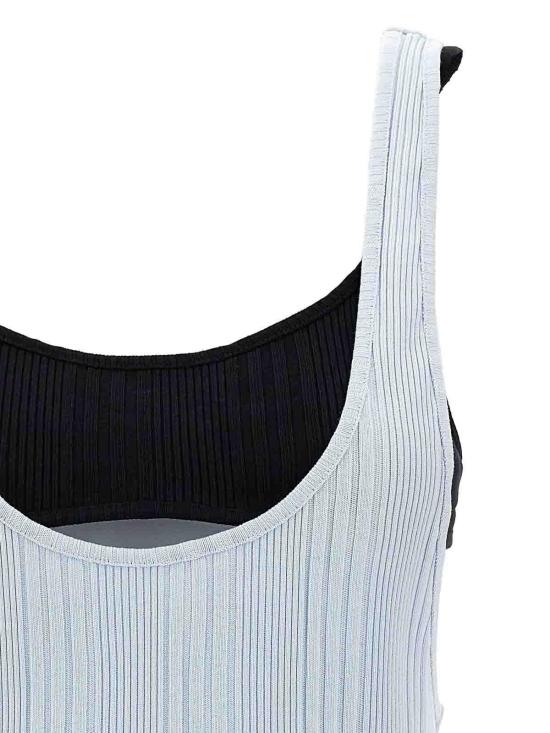 25FW 디 아티코 민소매 티셔츠 247WCT322J048135 Light Blue - THE ATTICO