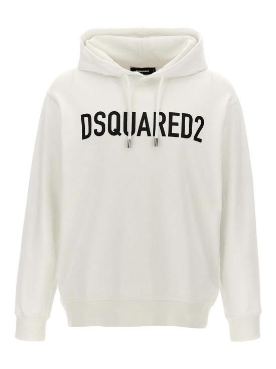  디스퀘어드2 후드 티셔츠 S74GU0664D25002100 White