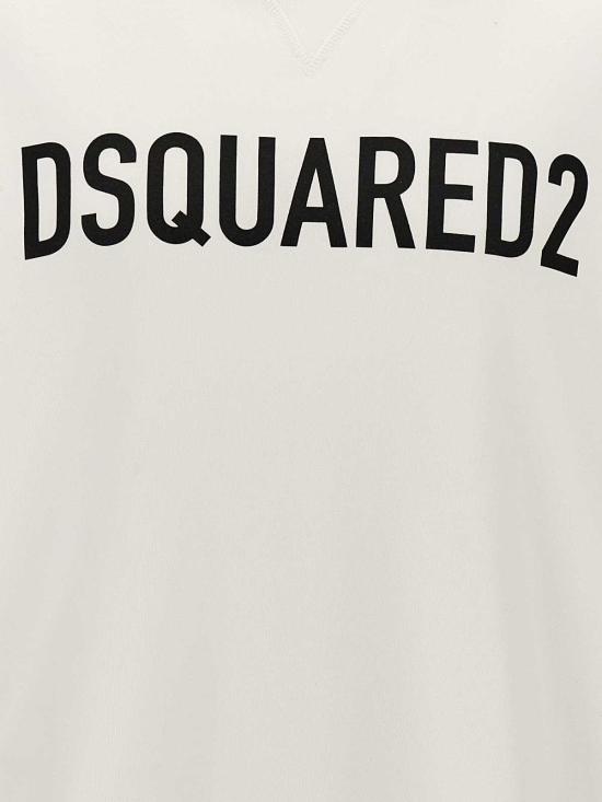  디스퀘어드2 후드 티셔츠 S74GU0664D25002100 White - DSQUARED2
