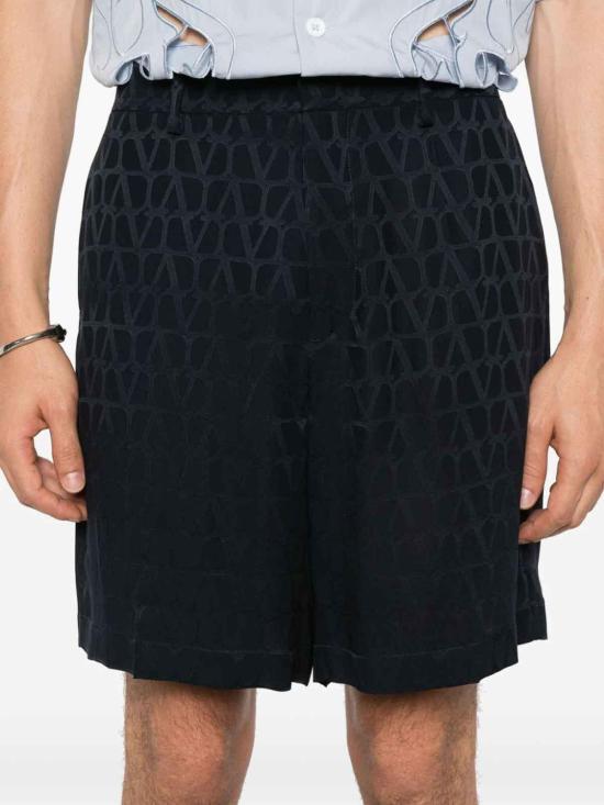 25FW 발렌티노 가라바니 숏팬츠 5V3RDD109V1YE6 Blue - VALENTINO GARAVANI