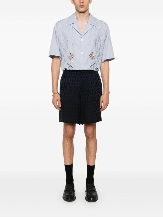 25FW 발렌티노 가라바니 숏팬츠 5V3RDD109V1YE6 Blue - VALENTINO GARAVANI