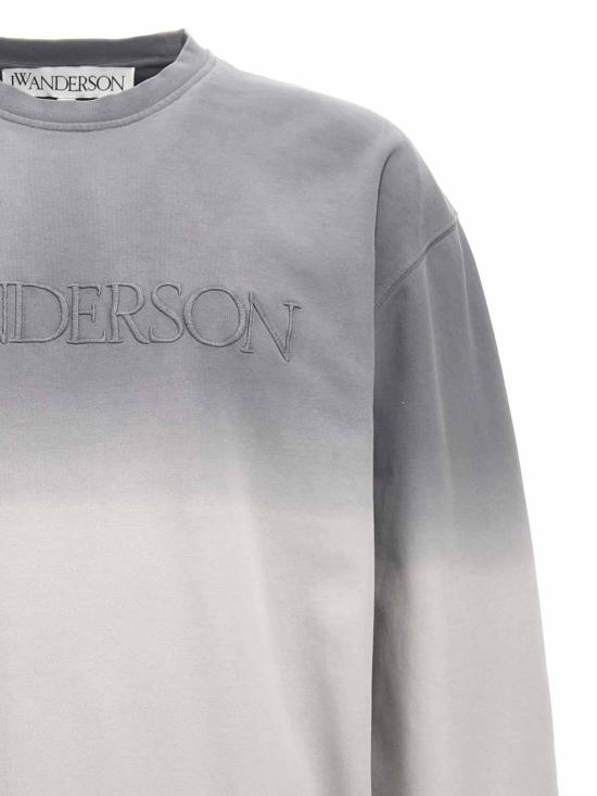  JW앤더슨 긴팔 티셔츠 JW0191PG1632929 Grey - JW ANDERSON