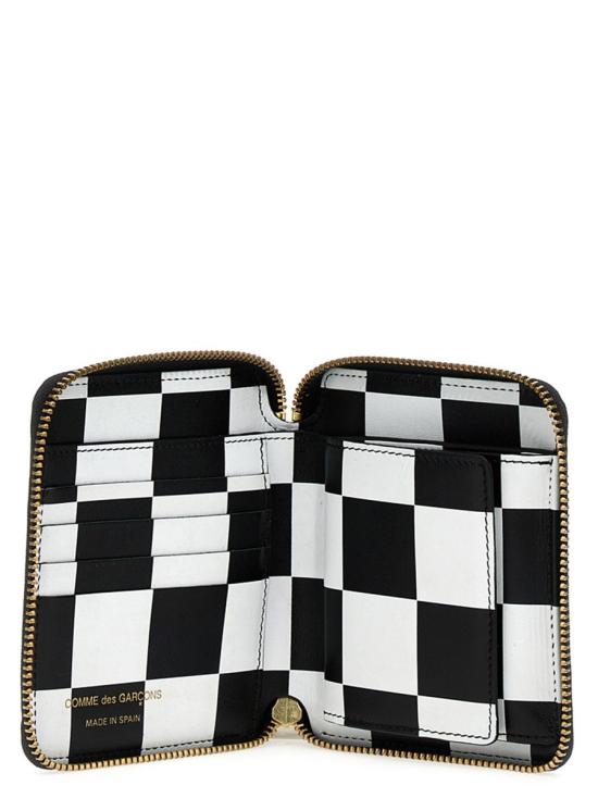  꼼데가르송 지갑 SA2100CPCHECKPRINT Black - COMME DES GARCONS