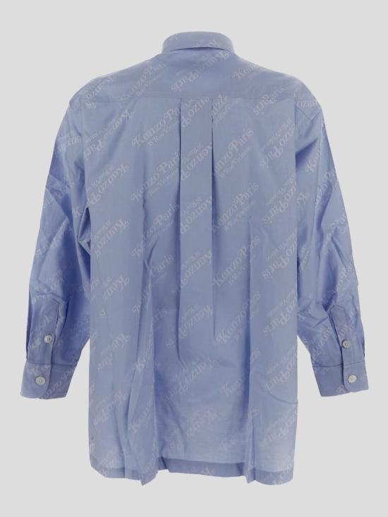  겐조 바이 베르디 오버사이즈 셔츠 FE55CH5079JM64 BLUE - KENZO