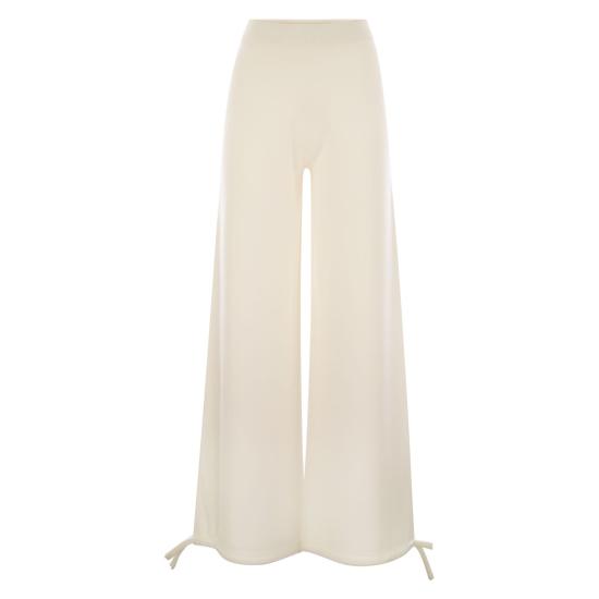 25FW 막스마라 스트레이트 팬츠 2521336011600 WHITE