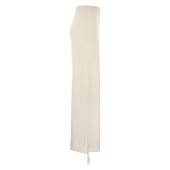 25FW 막스마라 스트레이트 팬츠 2521336011600 WHITE - MAX MARA