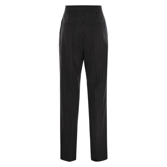 25FW 막스마라 스트레이트 팬츠 2521136021600 BLACK - MAX MARA