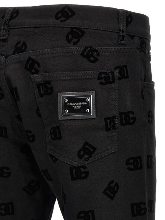  돌체앤가바나 데님 팬츠 GY07CDG8MN6S9001 Black - DOLCE & GABBANA
