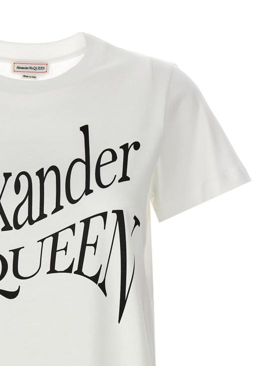  알렉산더 맥퀸 반팔 티셔츠 781403QZALT0900 Multicolor - ALEXANDER MCQUEEN
